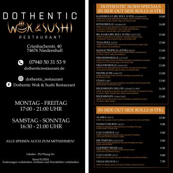 restaurant menu design